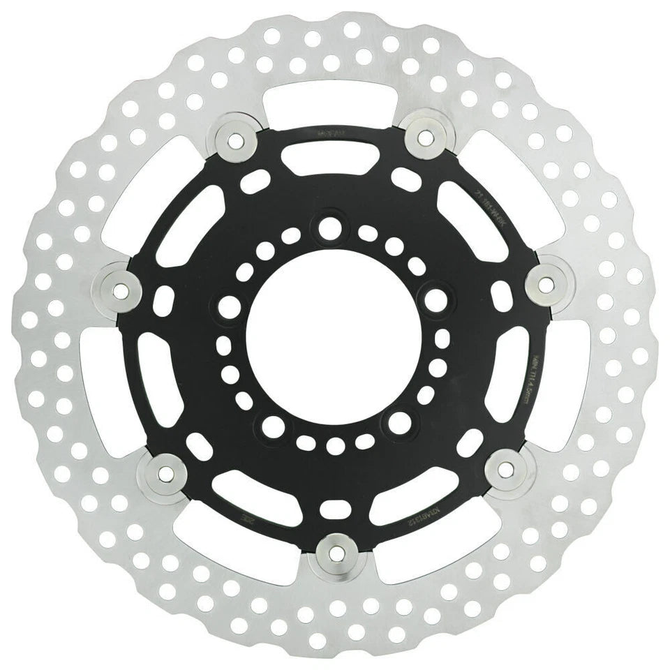 MG Front Left Brake Disc for Kawasaki Ninja 650 L 2009 (21-181-W-BK)