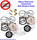 Dual SeaDoo Mikuni Super BNI SBNI Carb Carburetor Rebuild Kit 947 951 XP & Ltd