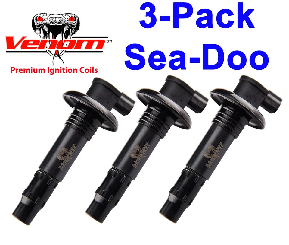 SeaDoo Ignition Coil 3 PACK 130 155 185 215 255 260 1503 HP 4-TEC 420664020