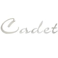Weeres Pontoon Boat Decal - Cadet 13 X 3 1/2 Inch Silver