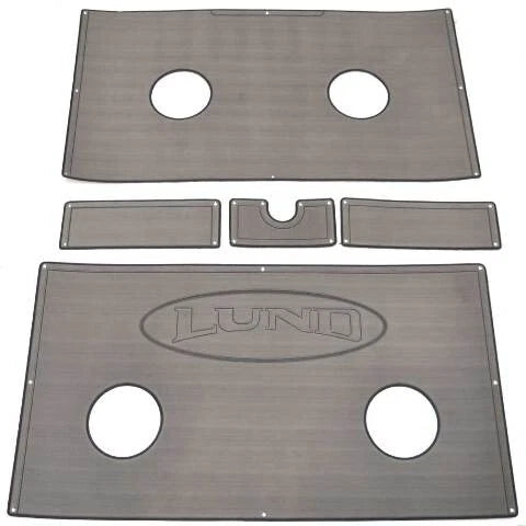 Lund Boat Non-Skid Deck Mat 2235937 - 2175 Pro V Charcoal (5PC)