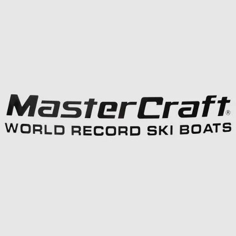 MasterCraft Boat Decal 758130 - World Record Ski 26 1/4 Inch Black