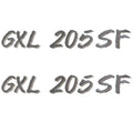 Glastron Boat Brand Emblem Decals - Sticker (pair)
