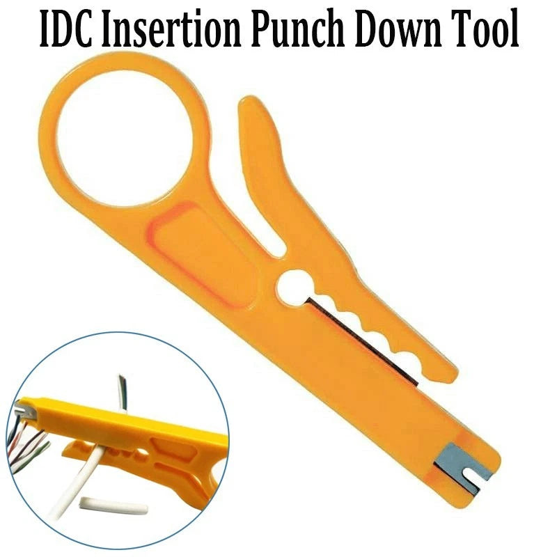 1PCS Idc Punch Tool Metal Blades RJ11 Strip UTP/STP Stripping Tool