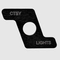 MasterCraft Boat Switch Plate Panel - Black Seat Courtesy CTSY Lights