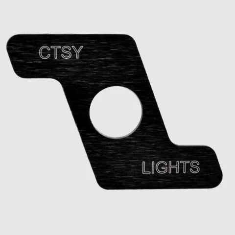 MasterCraft Boat Switch Plate Panel - Black Seat Courtesy CTSY Lights