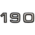 Ranger Boat Raised Decal 7604270 - 190 Silver Black Sticker