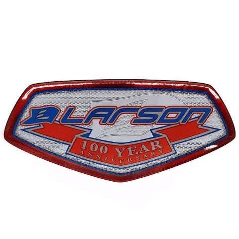 Larson Boat Raised Decal - 100 Year Anniversary 5 X 2 1/4 Inch