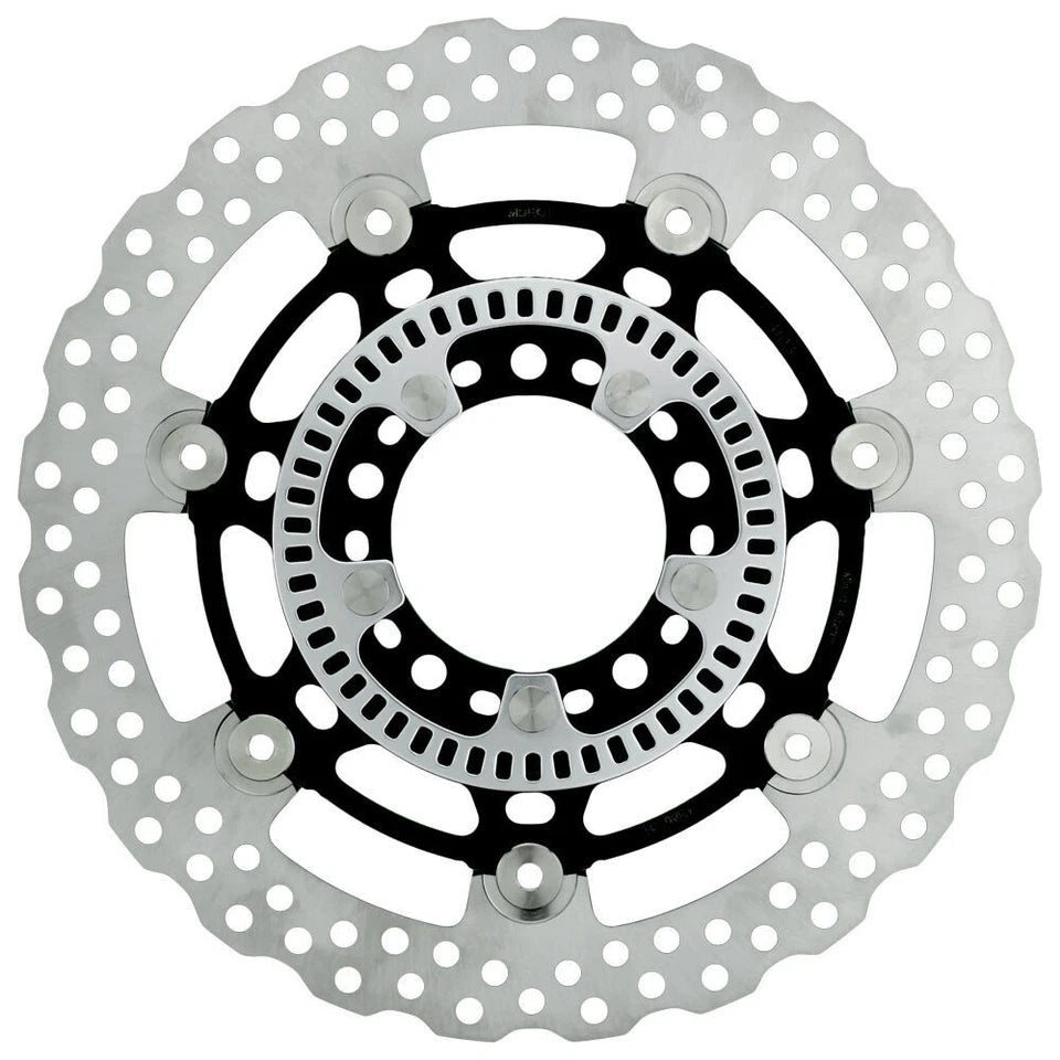 MG Front Left Brake Disc Kawasaki Ninja 650 L ABS 2010-2017 (21-181-W-BK-A BS)