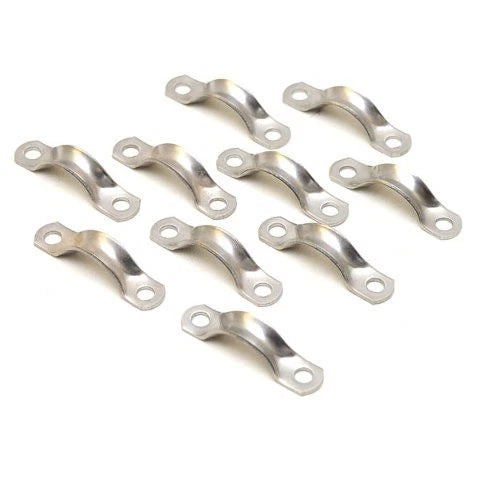 Boat Eye Straps - Aluminum 1 7/8 X 3/8 Inch (set of 10)