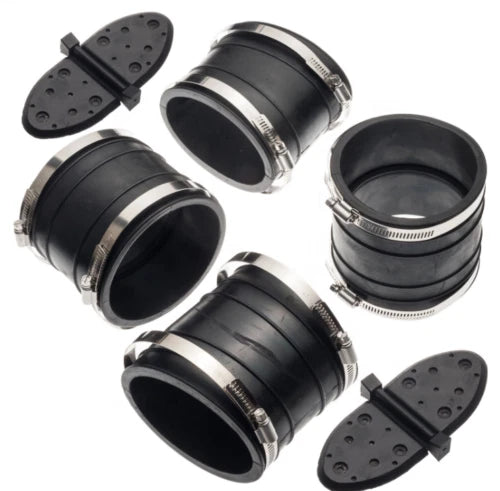 UPPER LOWER EXHAUST Hose Bellow KIT Repl Mercruiser 807166A1 32-14358T 32-44348T