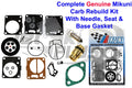 SeaDoo Genuine Mikuni Carb Rebuild Kit Needle Seat & Base Gasket GTS SP SPI 587