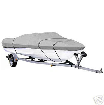 Crownline 226 LS Trailerable Bowrider Boat Cover Grey Heavy Duty Waterproof 600D