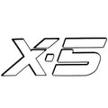 Tracker Boat Decal Sticker - X-5 White Emblem