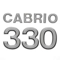 Larson Boat Decal 8624-3073-DECA LLR-00 - Cabrio 330 Silver - Black