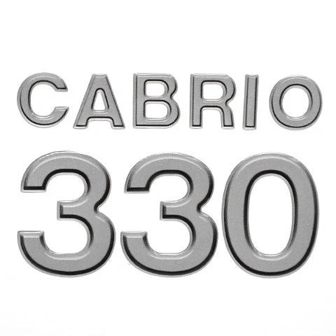 Larson Boat Decal 8624-3073-DECA LLR-00 - Cabrio 330 Silver - Black
