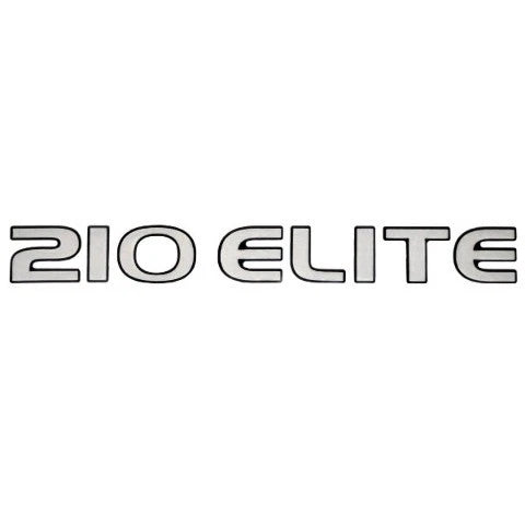 Champion Boat Decal 7D196 - 210 Elite Black Silver Vinyl 15 Inch