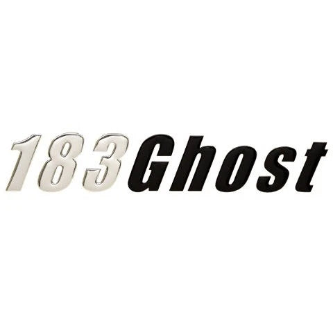 Ranger Boat Decal 9891404 - 183 Ghost Black Silver Vinyl 8 5/8 Inch