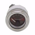 Stratos Boat Volt Gauge 7E552 - 12 Volt 2 Inch Silver Red