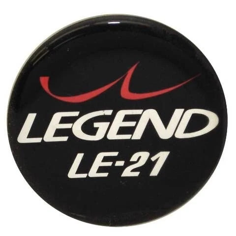 Legend Bass Boat Steering Wheel Decal - 1 3/8 Inch LE-21 Black Silver