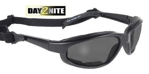 Pacific Coast Day 2 Night Freedom Motorcycle Goggles Padded Frames Anti-Fog