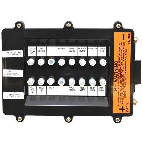 Pursuit Boat Circuit Breaker Box - Brain Black