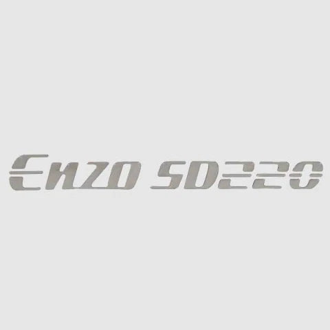 Ski Centurion Boat Raised Decal - Enzo SD220 Silver Sticker