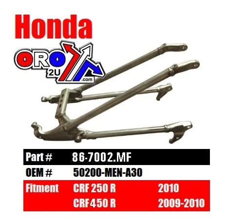ALUMINIUM REAR SUBFRAME HONDA CRF450R 2009-2010
