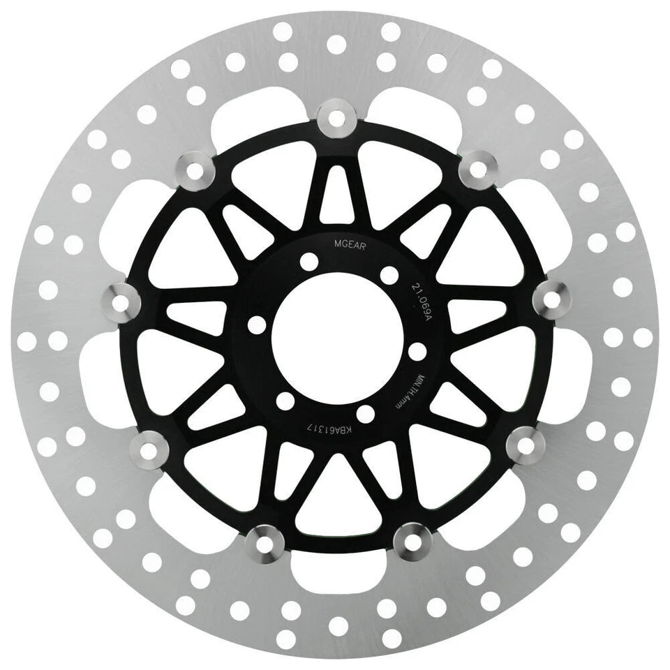MG Front Left Brake Disc for Aprilia RS 125 - PY 2010-2013 (21-069-A-BK)