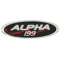 Legend Boat Raised Decal - Alpha 199 Series Black Sticker Emblem