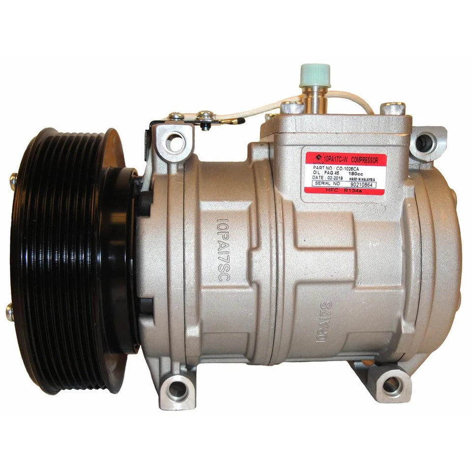 John Deere Tractor AC A/C Compressor with Clutch Fits Denso 10PA17