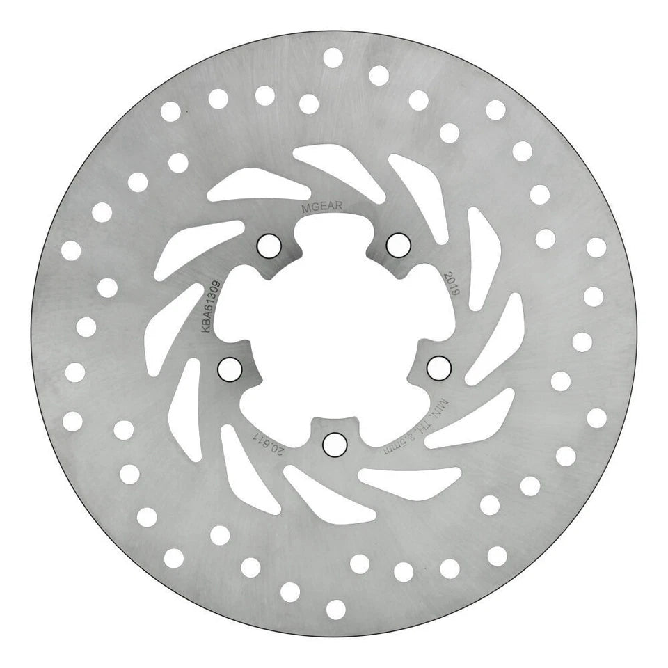 MG Front Left Brake Disc for Aprilia Leonardo 300 2005-2006 (20-611)