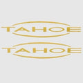 Tracker Boat Emblem Decal Stickers - Tahoe Gold Foam Filled (pair)