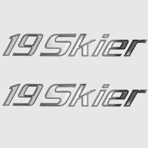 MasterCraft Boat Model Decals 758043 - ProStar 19 Skier Sticker (pair)