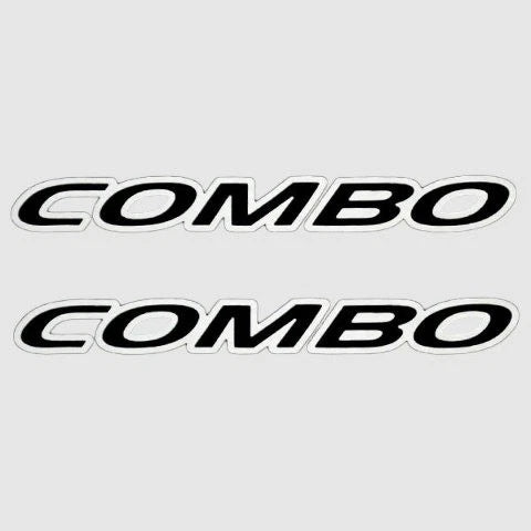 Tracker Boat Combo Decals 154705 - V-175 Black Stickers (pair)