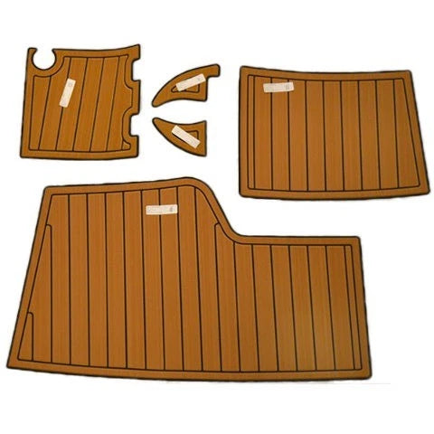 Larson Boat Non-Skid Deck Mats 8175-1201-MAT- 00 - Cabrio Mocha (5PC)