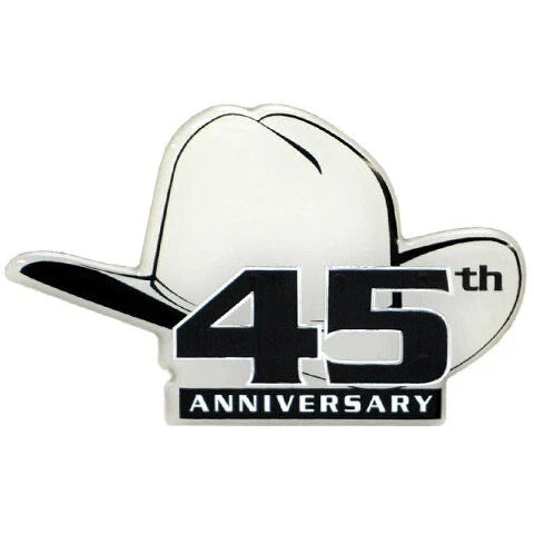 Ranger Boat Raised Decal 7604327 - 45th Anniversary Hat 3 1/2 Inch
