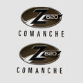 Ranger Z520 Comanche Boat Decals 7604024 - Raised Stickers (pair)