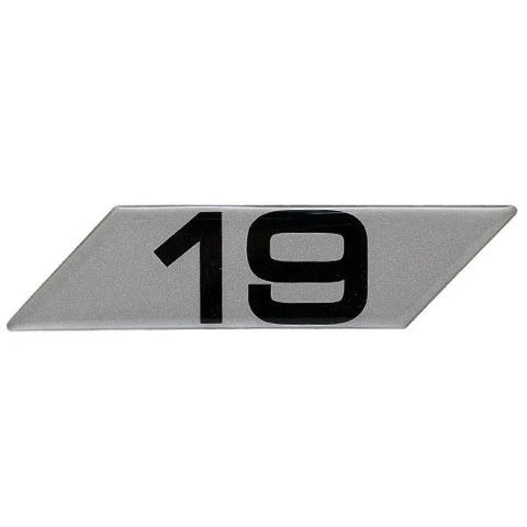 Ranger Boat Decal 7604272 - 19 Black Silver 5 3/8 X 2 1/4 Inch