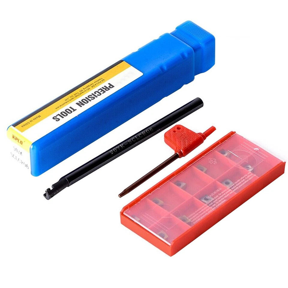 For Multi Purpose 7mm Lathe Boring Bar Holder Tool with CCMT060204 Carbide