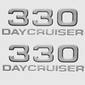 Larson Boat Raised Decal 139837-01 - 330 Daycruiser Silver (pair)