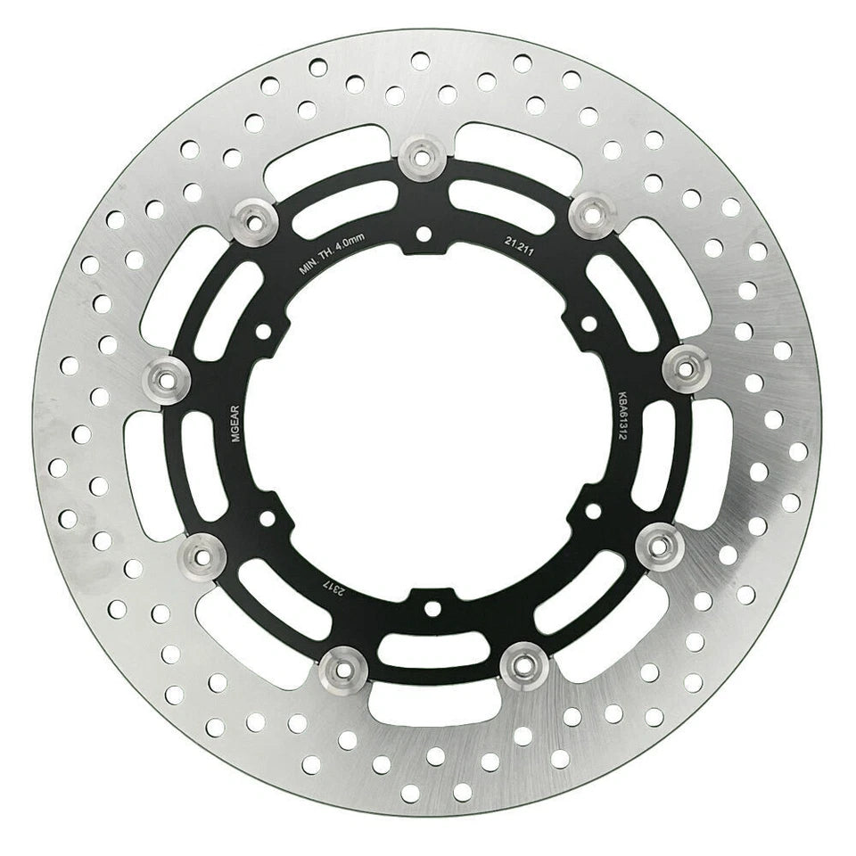 MG Front Left Brake Disc for KTM 1190 Adventure R ABS 2013-2016 (21-211-BK)