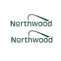 Northwood Boat Pontoon Decals - Metallic Green Stickers (pair)