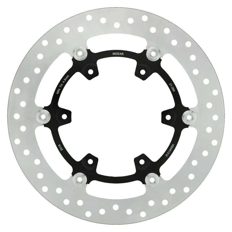 MG Front Left Brake Disc for KTM 990 Adventure Dakar ABS 2011 (21-086-BK-ABS )
