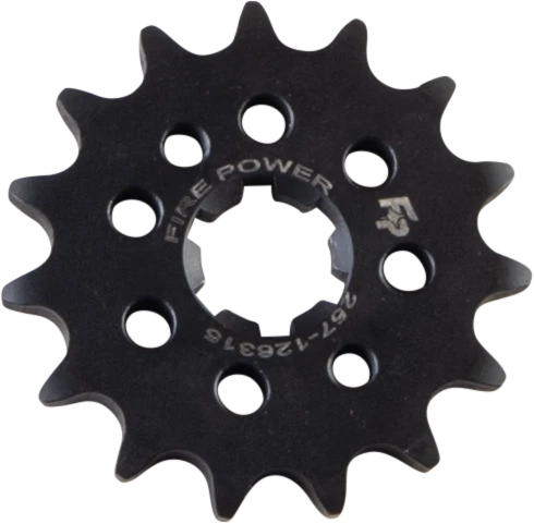 FIRE POWER Front Countershaft Sprocket Steel 15T Offroad for ATV & Dirt Bikes