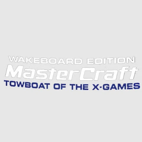 MasterCraft Boat Decal - Wakeboard Edition Towboat X-Games Sticker