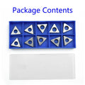 10 Pc MT1603 Carbide Shim 60Deg.Triangle for TNMG1604 Insert Turning Tool Holder