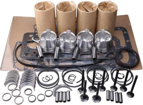 Overhaul Rebuild Kit with Cylinder Sleeves for Deutz BF3M1011 F3M1011F Engine