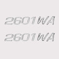 Seaswirl Boat Raised Model Decals 0573114 - 2601 WA Stickers (pair)