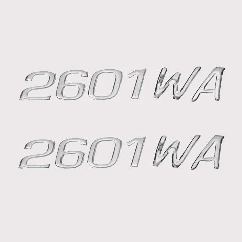 Seaswirl Boat Raised Model Decals 0573114 - 2601 WA Stickers (pair)